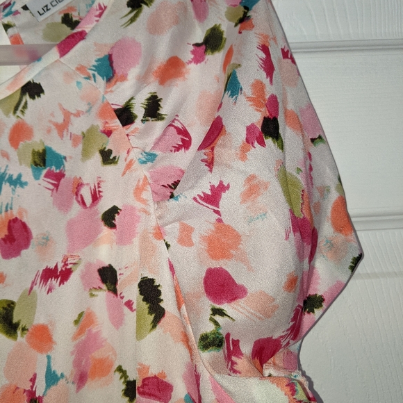 3/$25 Liz Claiborne Abstract Top NWT XL - Picture 2 of 8